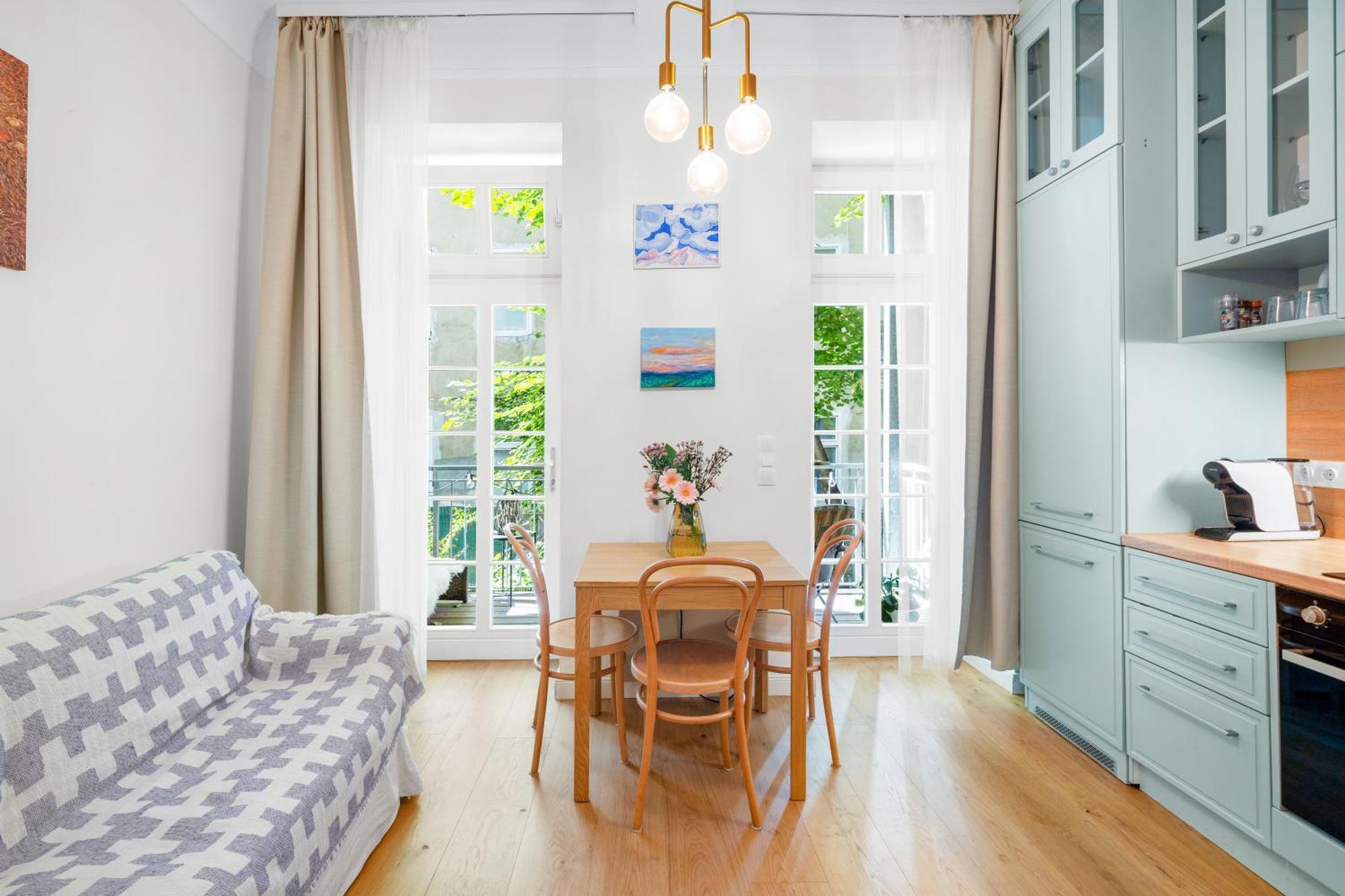 Central Vienna Apartment With Garden View المظهر الخارجي الصورة